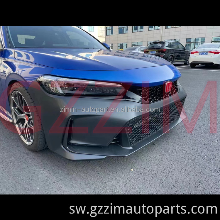 Vifaa vya Gari Kuboresha Kitengo cha mbele cha nyuma cha Bumper Bodykit Kwa Aina ya Civicl R